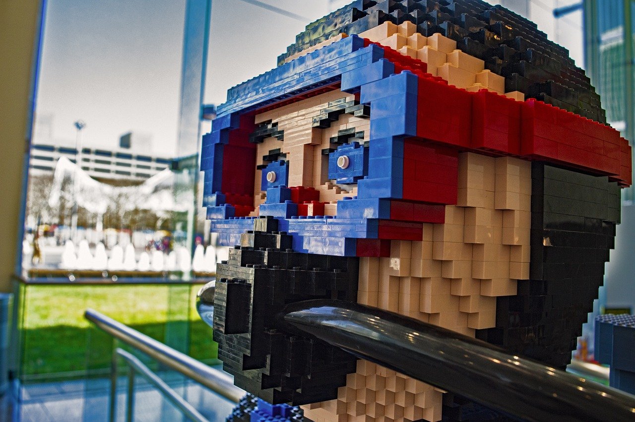 service-05 snorkel, snorkeling, lego, legos, lego sculptures, lego statues, lego building, toys, kansas city crown center, kansas city, legoland